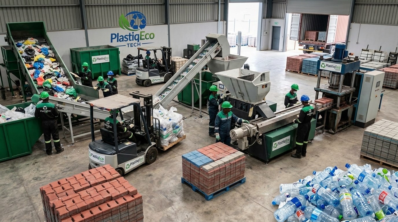 Vue d’ensemble de l’atelier PlastiqEco Tech